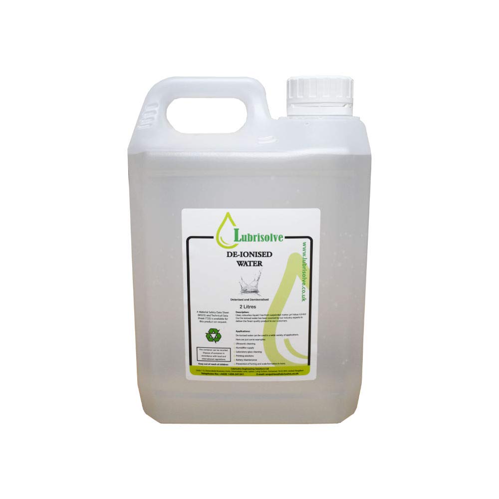 2 litres De-Ionised/Demineralised Water (2 litres)