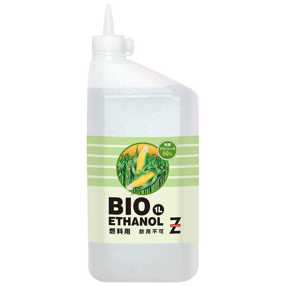 ヒロバ・ゼロ ECO FRIENDLY 燃料用 バイオエタノール 88% 1L商品画像