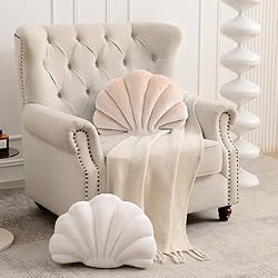 XIAIJIA Seashell Decorative Pillow Shell Shaped