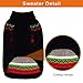Mihachi Christmas Dog Sweater with Bells Snowflake Pattern Winter Clothes Soft Knit to Keep Warm Black-L