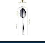 MasterClass Stainless Steel Serving Spoons 2-Piece Set Silver Buffet Dinner view 2