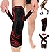 ATHLEDICT Knee Brace Compression Sleeve with Strap for Best Support & Pain Relief for Meniscus Tear, Arthritis, Running, Basketball, MCL, Jogging, Post Surgery Recovery for Men & Women, S