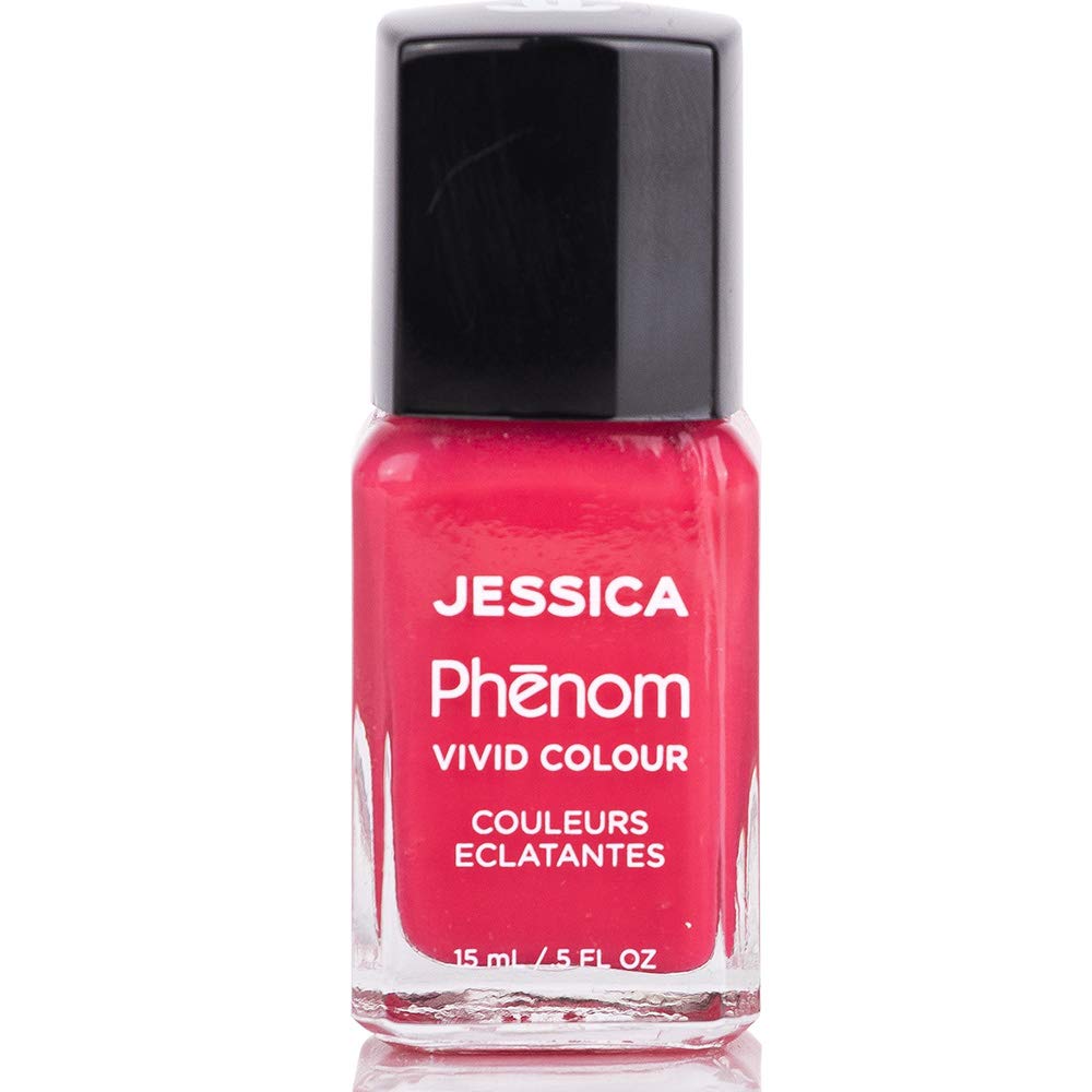 JESSICA Phenom Vivid Colour Nail Polish, Red Hots 14ml