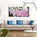 ARTSPIRIT JoyArt - Flower Painting Pink Lily Canvas Prints Modern Painting on Canvas Framed Wall Art for Livingroom Decoration