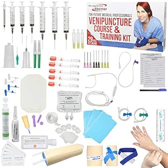 Iv Practice Kit With Phlebotomy Venipuncture How To Guide Designed By Medical Professionals For Students To Practice Perfect Iv Phlebotomy