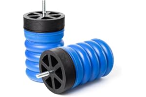 SuperSprings SSR-217-40 Left and Right Rear Blue SumoSprings fits 2019 2023 Silverado Sierra 4x2 4x4 | Reduces Rear End Sag, 