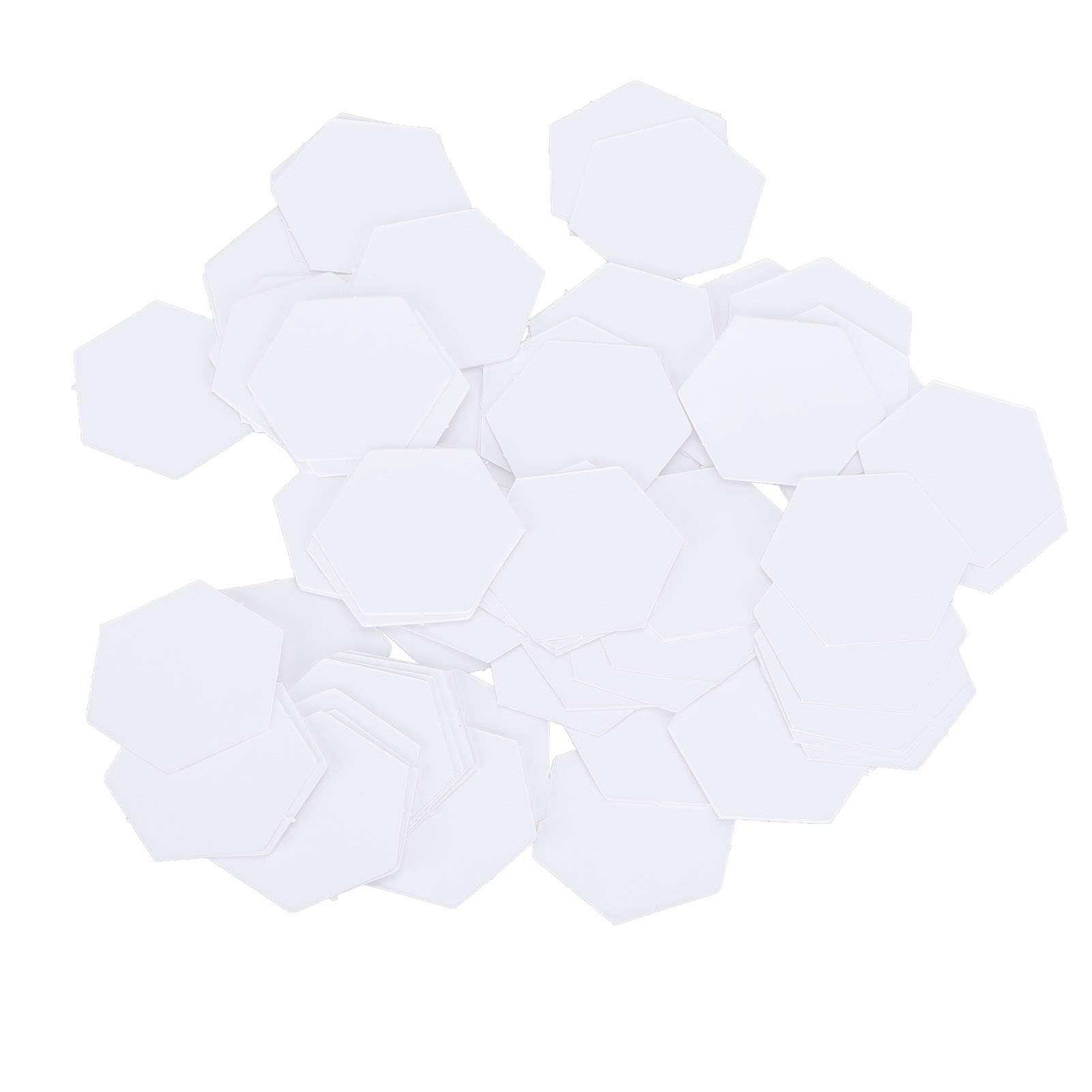 100Pcs Hexagon Shape Paper Quilting Templates Quilting Template Polygon Paper for Patchwork Sewing Craft DIY Stitching Tool(16mm)