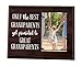 Elegant Signs Only The Best Grandparents Get Promoted Gift for Grandparents - Great Grandparents Picture Frame Gift for Great Grandpa
