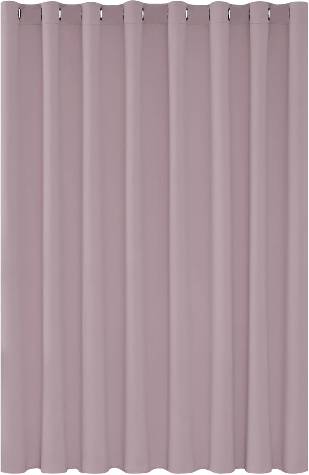 Deconovo Ring Top Blackout Curtain 100 x 84 in Baby Pink 1 Panel