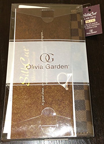 New Olivia Garden Silk Cut Collection Hair Cutting Shears Scissors Set SK-C02