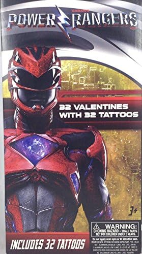 Power Rangers 32 Valentines with 32 Tattoos