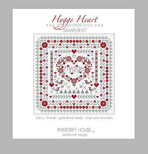 Riverdrift House HYGGE HEART Counted Cross Stitch Kit