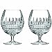 Waterford Lismore Diamond Brandy, Set of 2