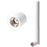 Bingfu External WiFi Antenna RP-SMA 2.4GHz 5GHz 5.8GHz 3dBi Dual Band Wireless Antennas Replacement for WiFi Router Security IP Camera Access Point USB WiFi Adapter