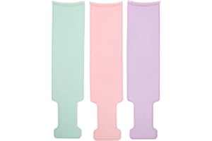 3pcs Curved Balayage Board Set Smoothing Hair Dye Paddle with Comfortable Grip - Ideal for Highlighting and Coloring Professi