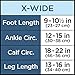 Compression Socks Woman XWide Calf - Firm Gradient Support, Ankle and Arch Support. Knee High | Plus Size Premium Cotton Hosiery with padded soles | Black, Extra Wide Size