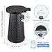 Folding Stool Portable Folding Camping Stool Retractable Adjustable Plastic Step Stool For Picnics Camping Fishing Hiking Bbq Item Weight 1.25Kg/2.8Lbs Kids Adult Blackthumb 4
