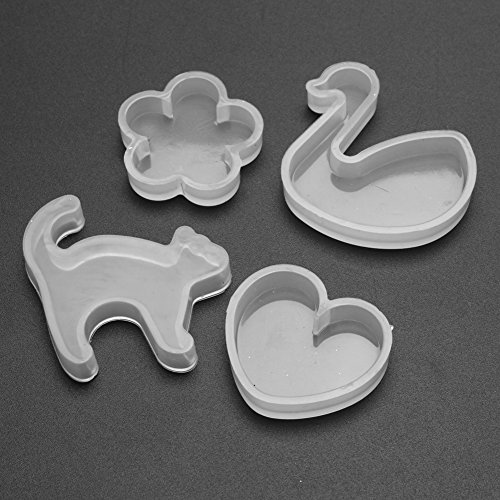Whitelotous 19 PCs DIY Resin Mold - Animal Jewelry Crystal Resin Craft Making Mould Decoration Craft Tool
