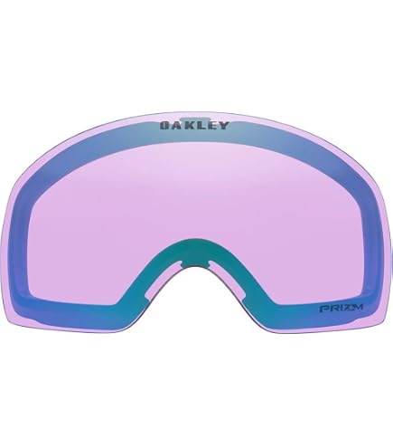 Oakley Men's Flight Deck Snow Goggles, Matte Black, Prizm Hi Pink