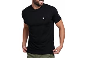 INTO THE AM Mens T Shirt with Logo - Short Sleeve Crew Neck Soft Fitted Tees S - 4XL Fresh Classic Basic Tshirts
