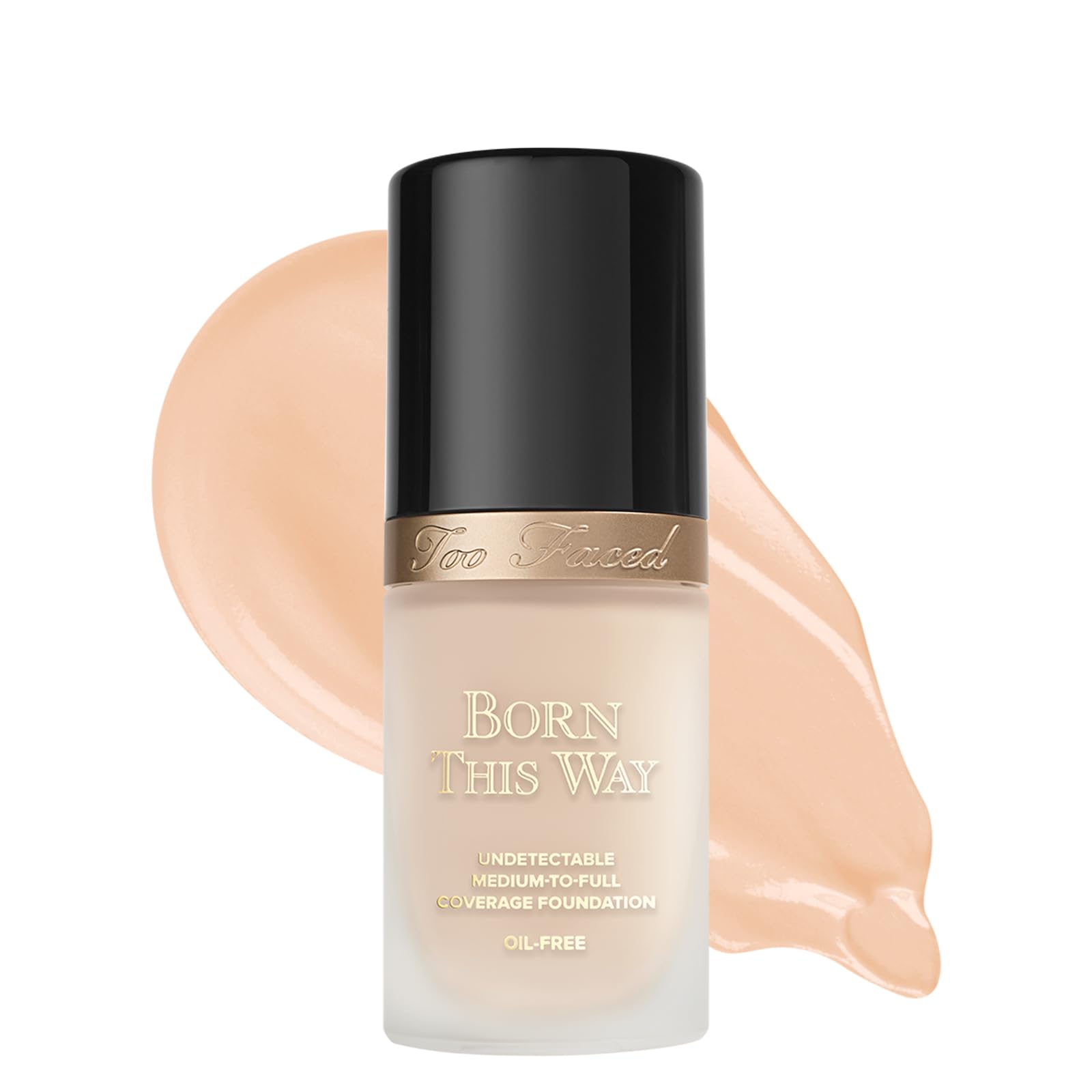 Photo 1 of Too Faced Born This Way Natural Finish Longwear Liquid Foundation | Medium-To-Full Coverage | Hydrating + Oil Free, 1 Fl Oz, Snow