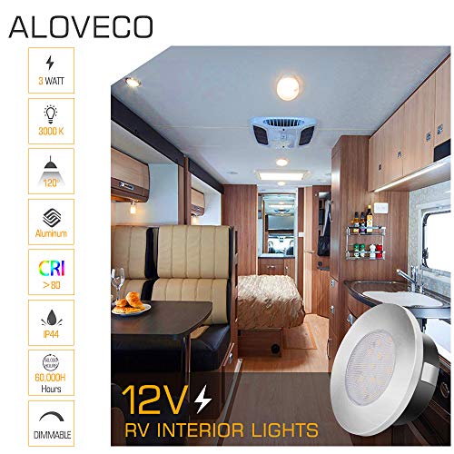 ALOVECO LED RV Lights, 12V Led Lights Dimmable Camper Interior Lights