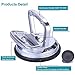 Aluminum Car Dent Remover, Glass Suction Cup Lifter, Double Handle Locking Paintless Heavy Duty Vacuum for Glass Table,Granite,Plate