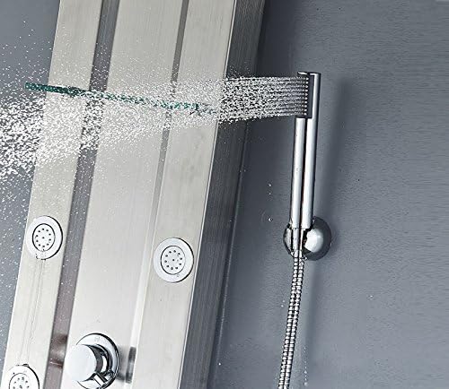 Vantory VH30-1 Bathroom Round Handheld Shower Head with Rub Clog-free Nozzles, Chrome Plated Finish