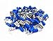 yueton?150pcs Red Blue Yellow Piggyback Spade Crimp Terminal Connector