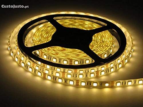 SPARC LIGHTS 5 m Roll LED Strip Metal Lights (Warm White)