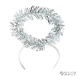 Fun Express Plastic Tinsel Angel Halos (1 dz)