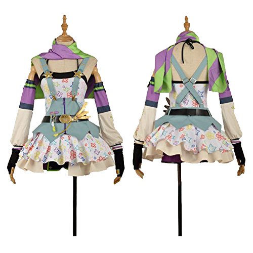 激安店舗 クレヨン コスチューム B07b9rmh9p 仮装 覚醒後 変装 風 ハロウィン Lovelive クレヨン編 パーティー 東條希 とうじょうのぞみ イベント ラブライブ コスプレ衣装 Cosplay 選ぶなら Www Bookable Fr