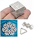 Xtozon 5MM 216 Pieces Magnetic Sculpture Cube Building Blocks Toys for Intelligence Learning, Magnet Executive Desk Toys and Stress Relief Toys for Adults (Silver)
