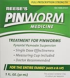 REESE'S PIN WORM MEDICINE 1 OZ PYRANTEL PAMOATE SUSPENSION -(Pack of 3)