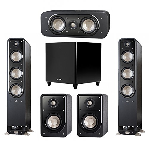 Polk-Audio-Signature-51-System-with-2-S60-Tower-Speaker-1-Polk-S30-Center-Speaker-2-Polk-S15-Bookshelf-Speaker-1-Polk-DSW-PRO-550-wi-Subwoofer