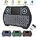 EASYTONE Backlit Mini Wireless Keyboard With Touchpad Mouse Combo and Multimedia Keys for Android TV Box HTPC PS3 XBOX360 Smart Phone Tablet Mac Linux Windows OS,New Model Mini Keyboard Touchpad Mouse primary