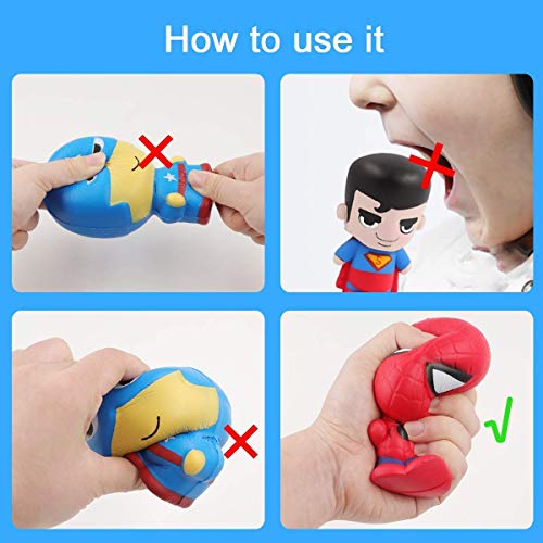 5 POKONBOY+Jumbo+Squishies+Super+Hero