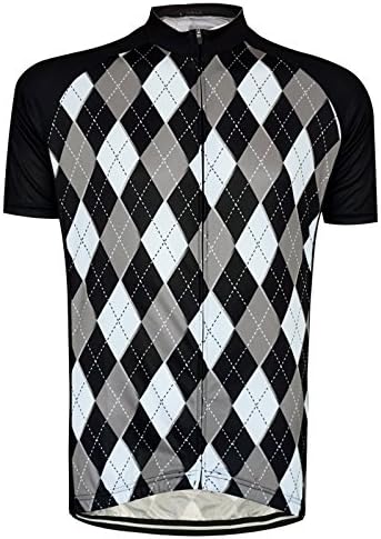 Dkgemn Breathable Short Sleeve Man Cycling Jersey Outdoor Biking Sports Top Wear Quick Dry Shirt 3 Pocket Back Full Zipper (US XX-Large)