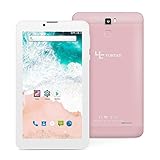 Yuntab E706 7 Inch Quad Core,Google Android 6.0,Unlocked Smartphone Phablet Tablet PC,1G+8G,HD 1024x600,Dual Camera,IPS,WiFi,G-Sensor,Support 3G Dual SIM Card with Alloy Metal Back(Rosegold)