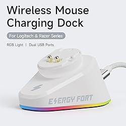 Mouse Charging Dock for Logitech Mouse, Magnetic