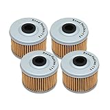 Road Passion Oil Filter for HONDA TRX500TM FOREMAN 2005-2006 TRX500FE TRX500FM FOURTRAX FOREMAN 500 4X4 ES 2005-2009 2011-2016(pack of 4)
