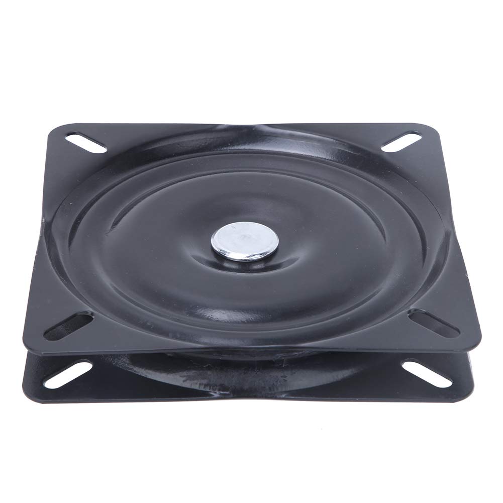 6" Bar Stool Swivel Seat, Square Replacement Turntable Mechanism Heavy Duty Plate for Bar Stool Recliner Chair or Office Furniture