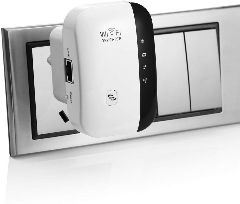 WiFi Repeater/Mini WiFi/US Plug/WiFi Range Extender Wireless Access Point / 2.4GHz High Speed Network Ap/Repeater Modes, with Ethernet Port WiFi Signal Internet Booster Compatible with Alexa