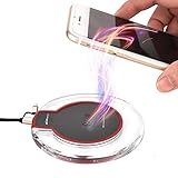 Qi iPhone Wireless Charging Kit Cloele Wireless Charger Pad with 1000Mah iPhone Qi Receiver Especially for iPhone X iPhone 8 /Plus iPhones 7/iPhone 7plus/ 6s Plus/6s/6 Plus/6/5c/5s/5