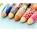 Aimeio 5 PCs Creative Cute Fat Girl Doll Ballpoint Pen Lovely Twig Ball Pen,0.5mm Blue Ink for Writing,Student Gift Office Supplies