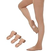 Yilanmy Dance Tights for Women Convertible Transition Ballet Tights Ultra Soft Opaque Pantyhose 3 Pairs