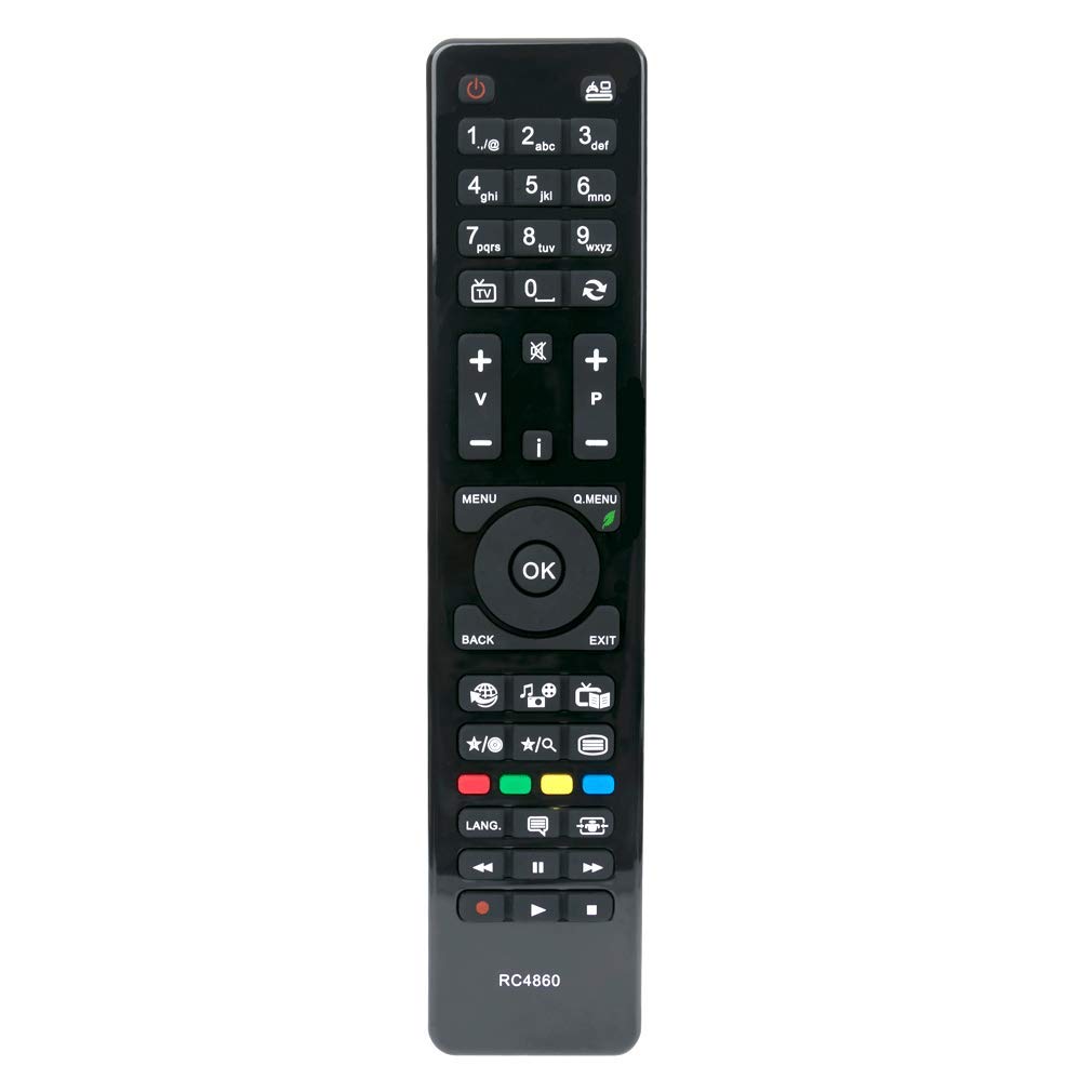 VINABTY RC4860 Remote Control Replacement for Hitachi TV 32HXC01U 40HXT16UJ 32HXC01UA 32HXC01UB 42HXT12U 24HXJ15UA 24HXJ15UB 24HXJ15U