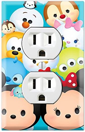 Duplex Wall Outlet Plate Décor Wallplate - Tsum Tsum