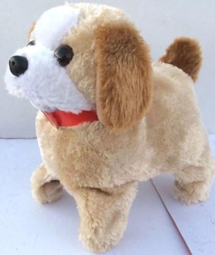 New Cute Plush Fuzzy Walking Barking JUMP OVER DOG Puppy Pet Toy - Ideal Gift!