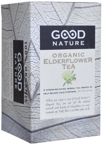 Photo 1 of *3/2025* Good Nature Organic Elderflower Tea, 1.07 Ounce